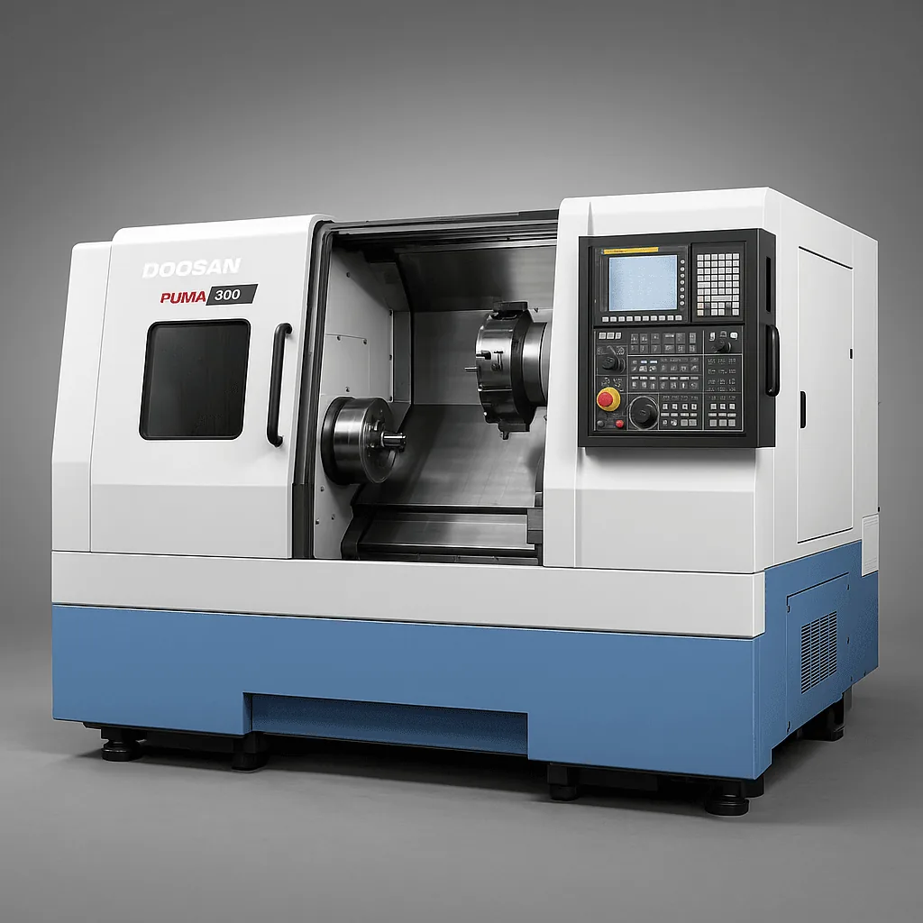 Doosan machine service work at Midwest CNC Services